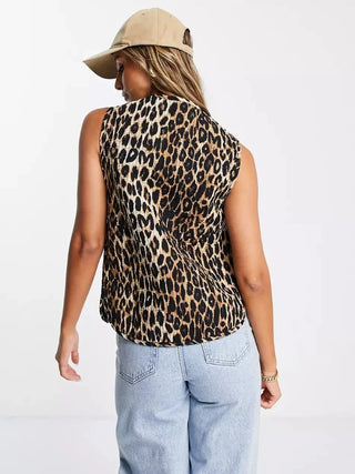 Lydia | Leopard Gilet