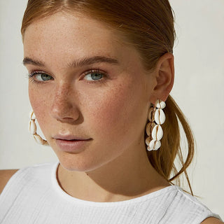 Leonie | Shell Hoops