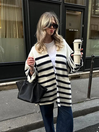 Lucia | Striped Cardigan