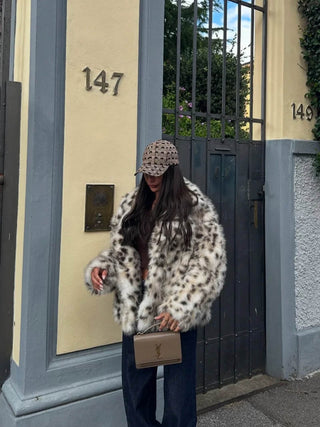 Billy | Faux Fur Leopard Jacket